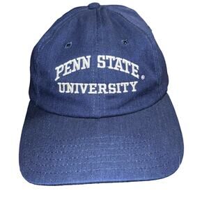 Vintage Penn State University university square SnapBack blue hat